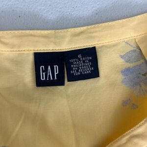 GAP Light Yellow Floral Skirts